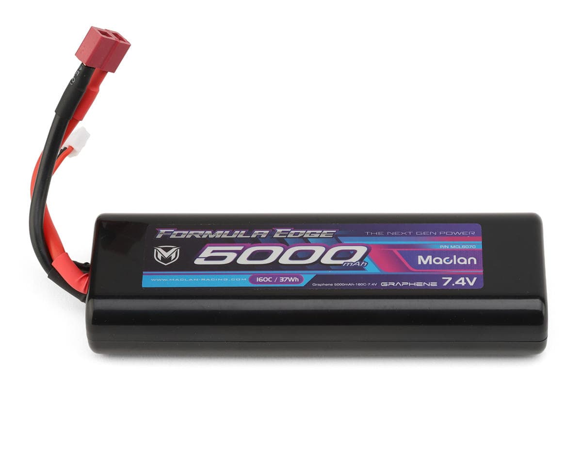 Maclan Formula Edge 2S 160C TCS Stick LiPo Battery Pack (7.4V/5000mAh) w/T-Style Connector