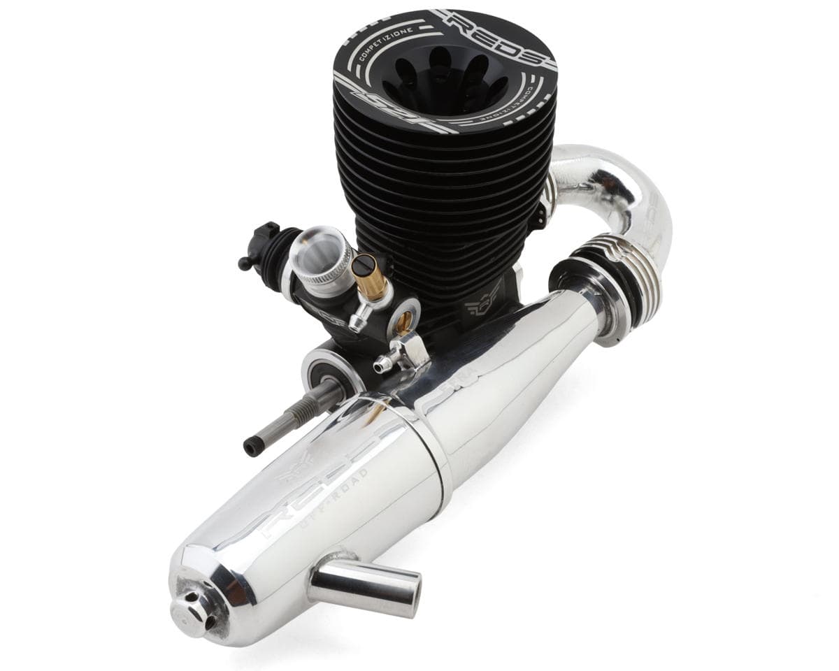 REDS 521 Competizione S-Line 3.5cc (.21) Off Road Nitro Engine Combo w/2143 Torque X-ONE Pipe