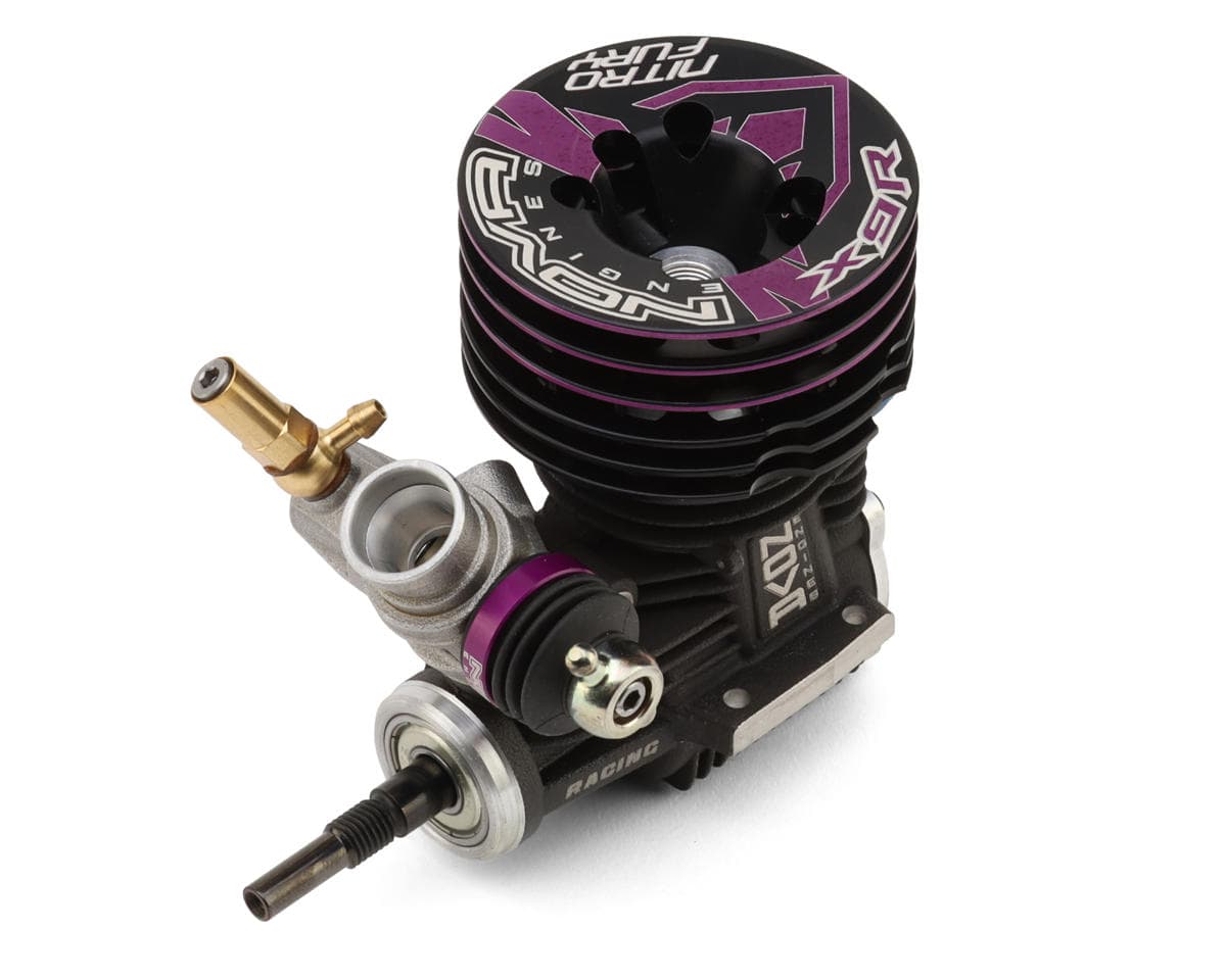 Nova Engines X9R X-Treme V2 .21 (3.5cc) 9-Port On-Road Nitro Engine (DLC Shaft) (Purple)