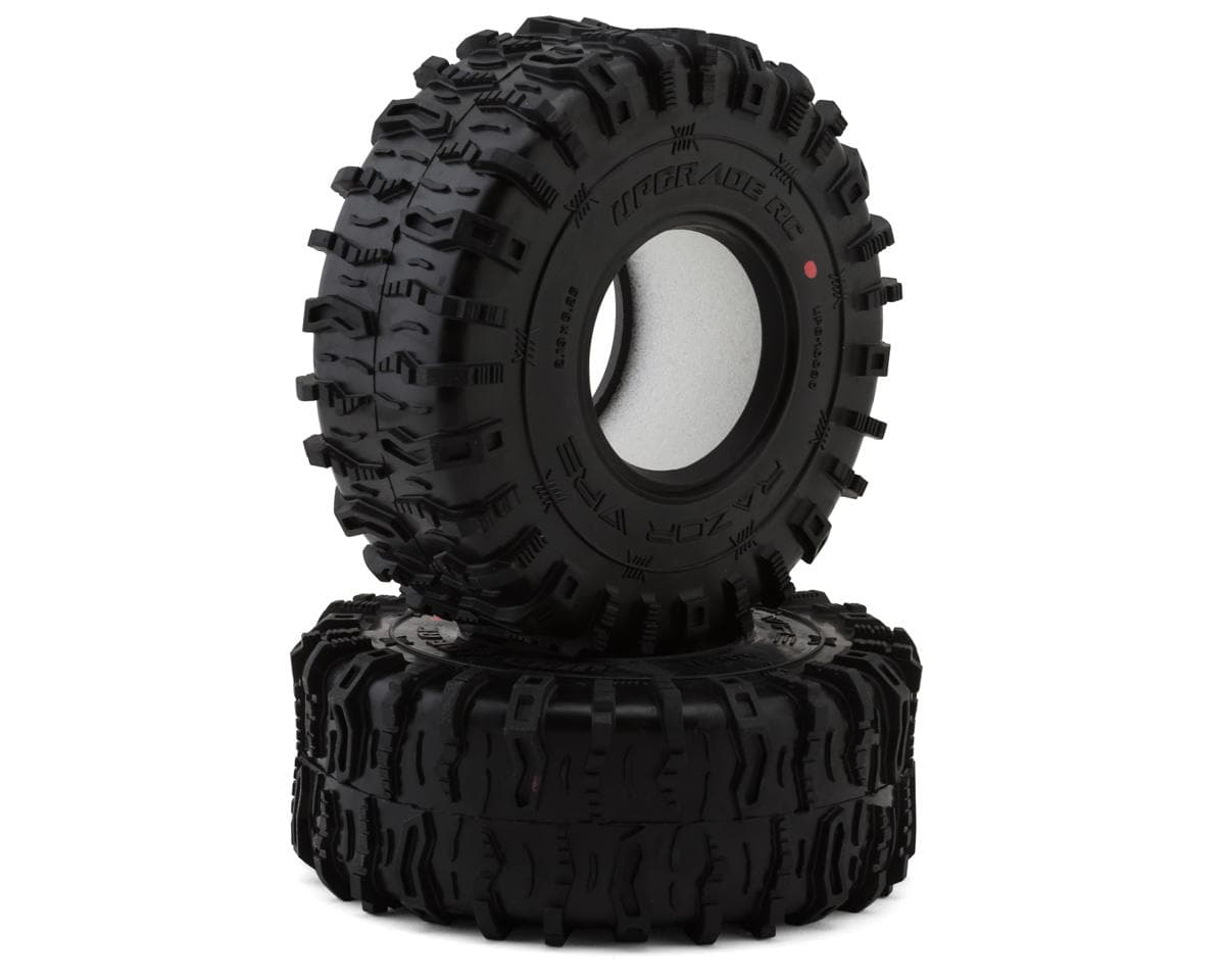 UpGrade RC Razor Wire 2.2" Class 3 Razor-Inspired Tread Rock Crawler Tires (2) (Super Soft) (5.25" O.D.)