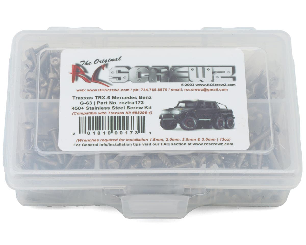 RC Screwz Stainless Steel Screw Kit for Traxxas® TRX-6® Mercedes-Benz® G 63