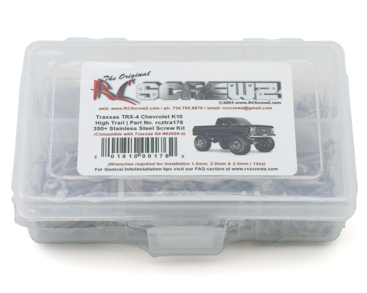 RC Screwz Stainless Steel Screw Kit for Traxxas® TRX-4® 1/10 High Trail Chevrolet® K10