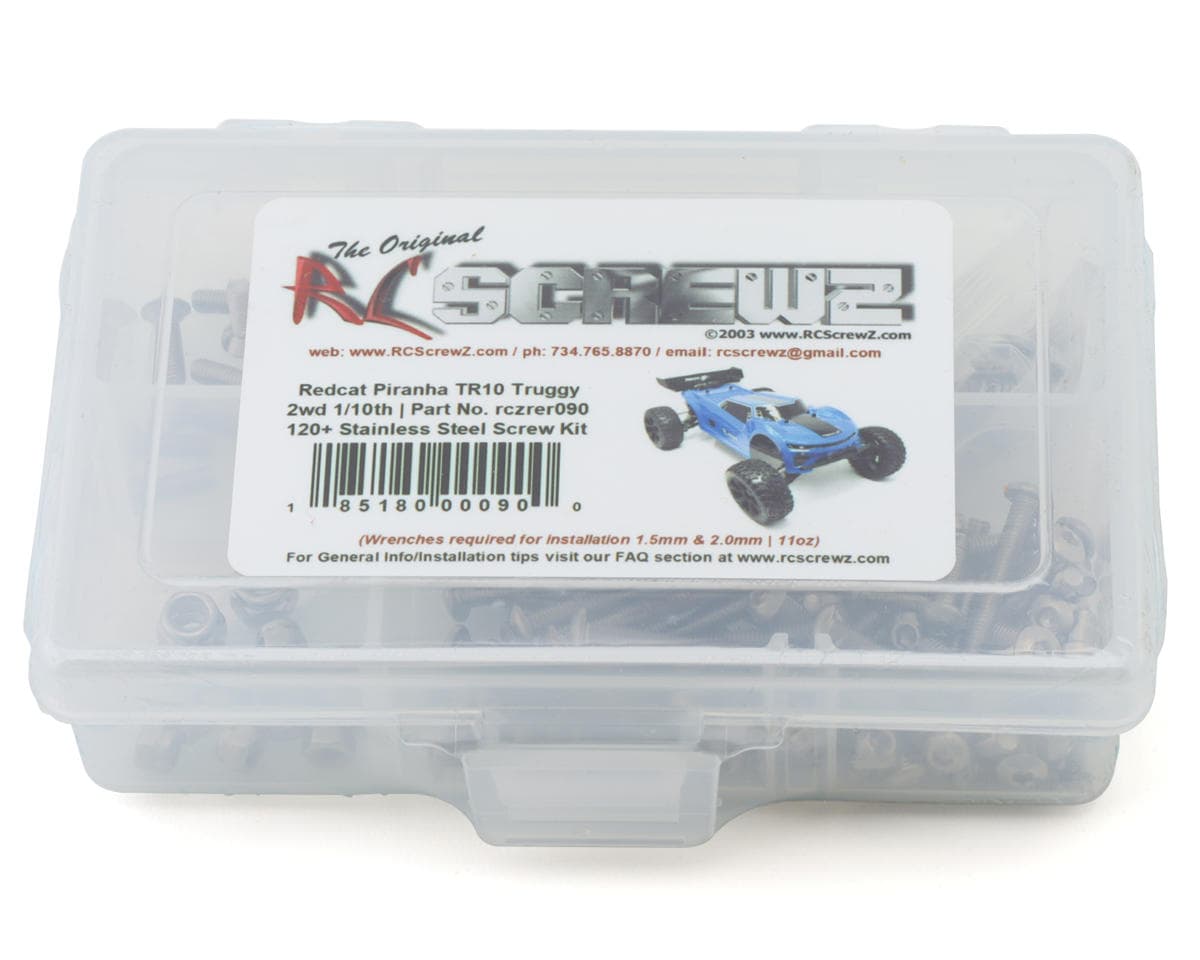 RC Screwz Redcat Piranha TR10 1/10 2WD Truggy Stainless Steel Screw Kit