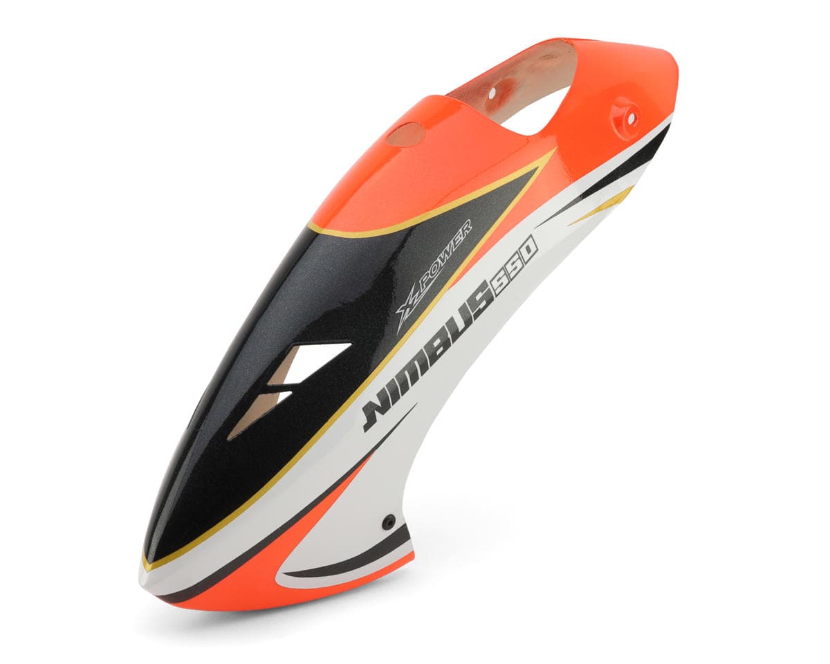XLPower Nimbus 550 Pre-Painted Canopy (Orange) (550V2/550 Nitro)