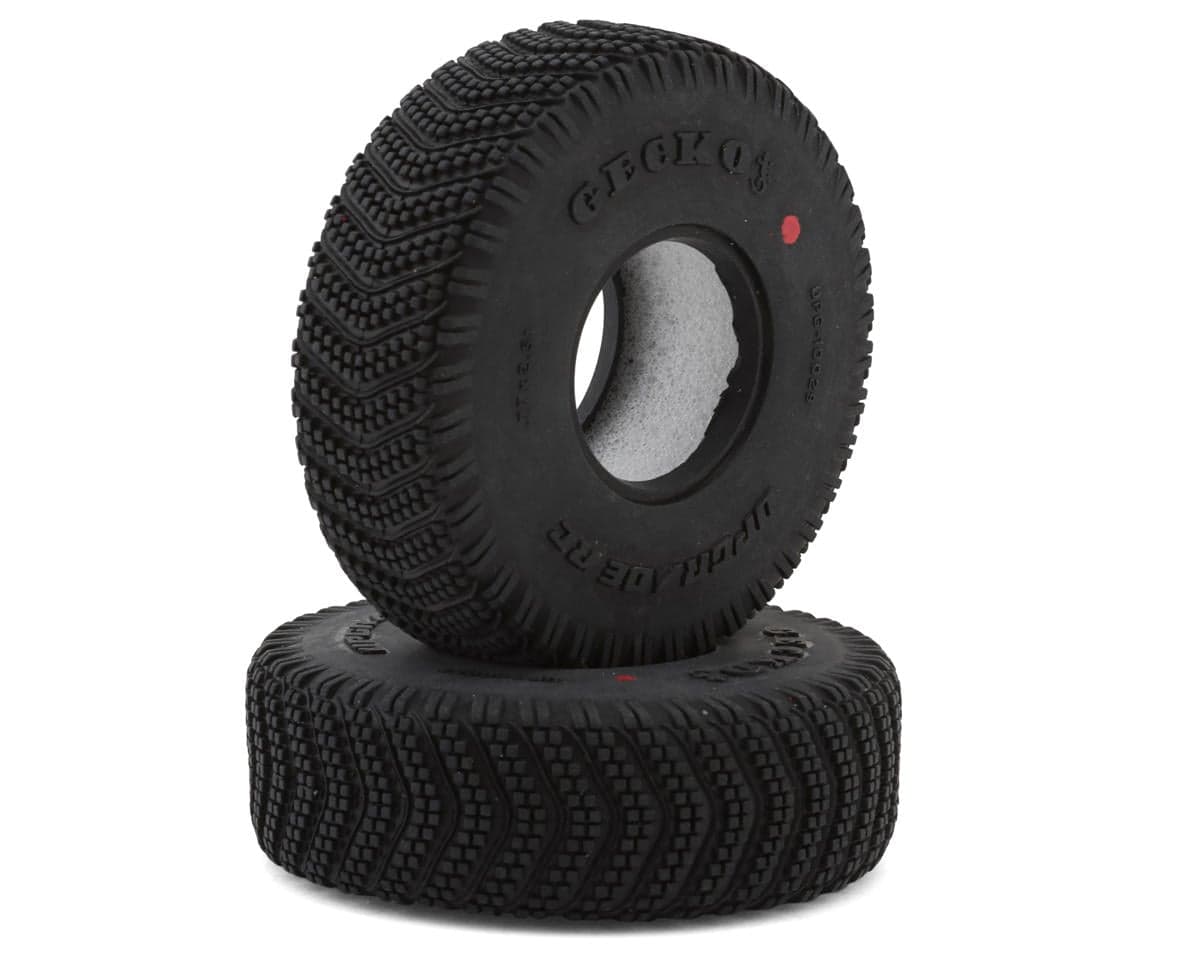 UpGrade RC Micro Gecko 1.0" Class 2 Gecko-Inspired Pin-Style Micro Crawler Tires (Super Soft) (2) (64mm OD)