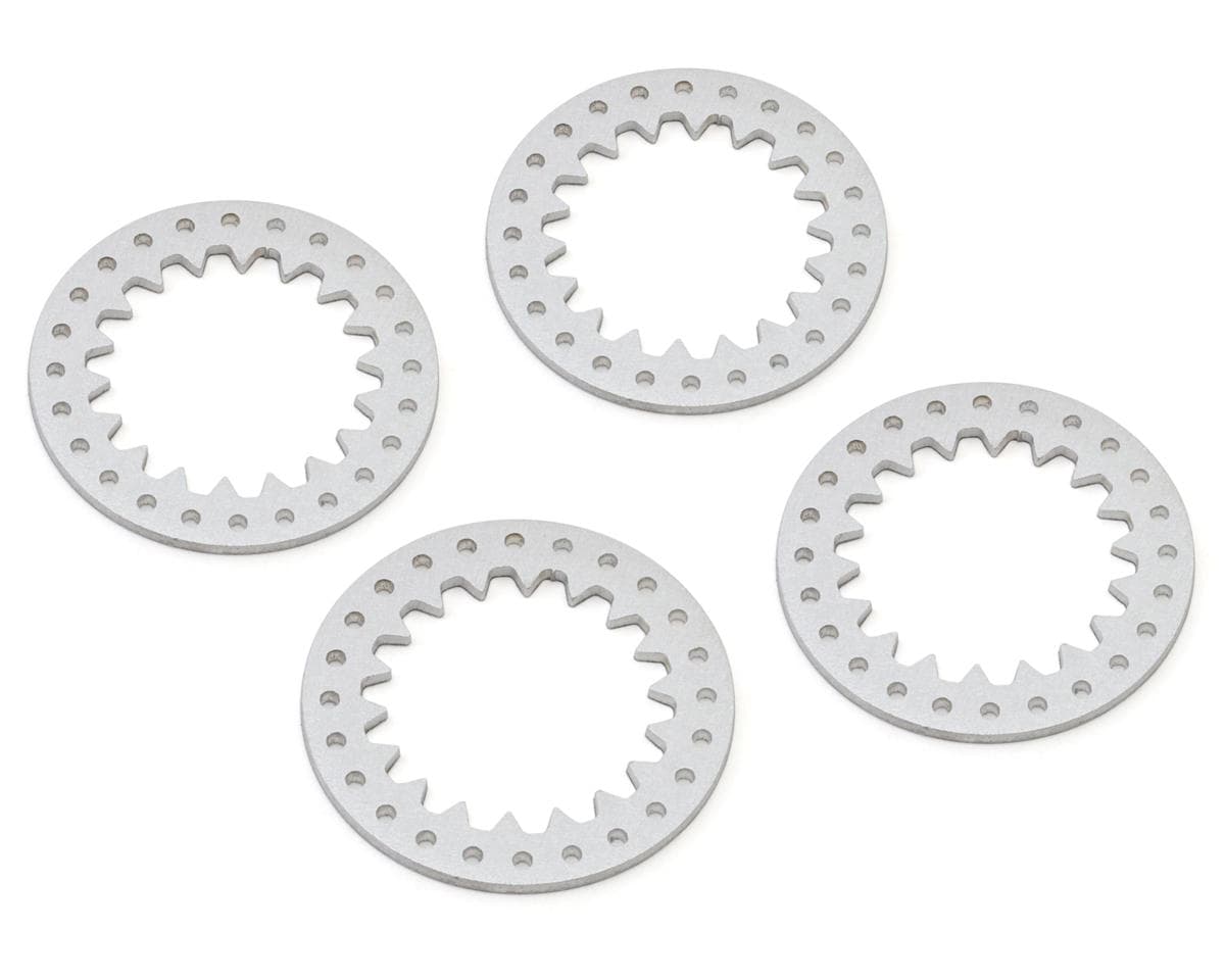 SmithBuilt Scale Designs 1.9" Spiked Aluminum Beadlock Rings (4) (for Vanquish Wheels)