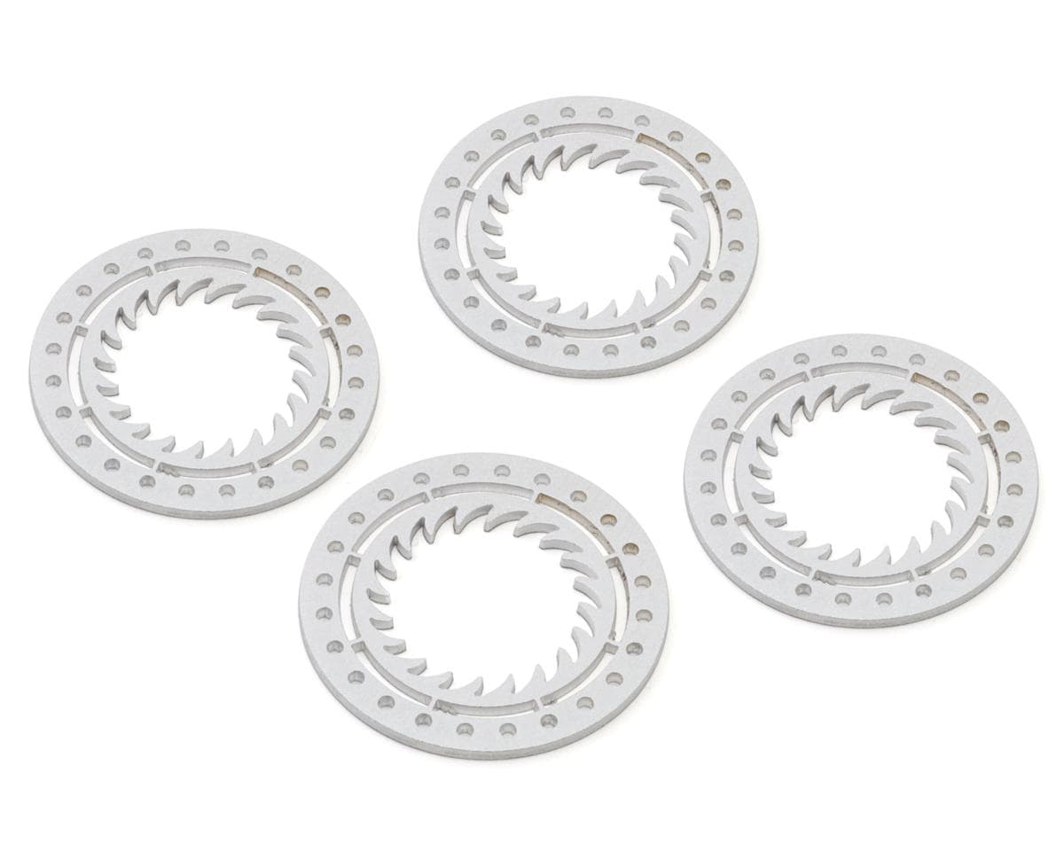 SmithBuilt Scale Designs 1.9'' Centered Blades Aluminum Beadlock Rings (4) (for Vanquish Wheels)