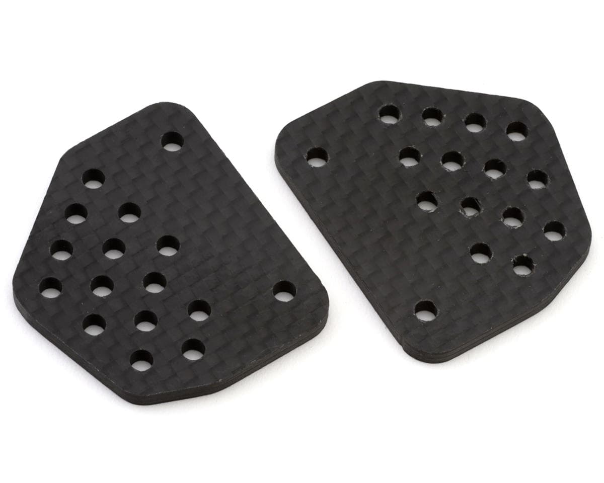 Redcat Vertex-10/Vertex-10W Carbon Fiber Rear Shock Tower Plates (2)