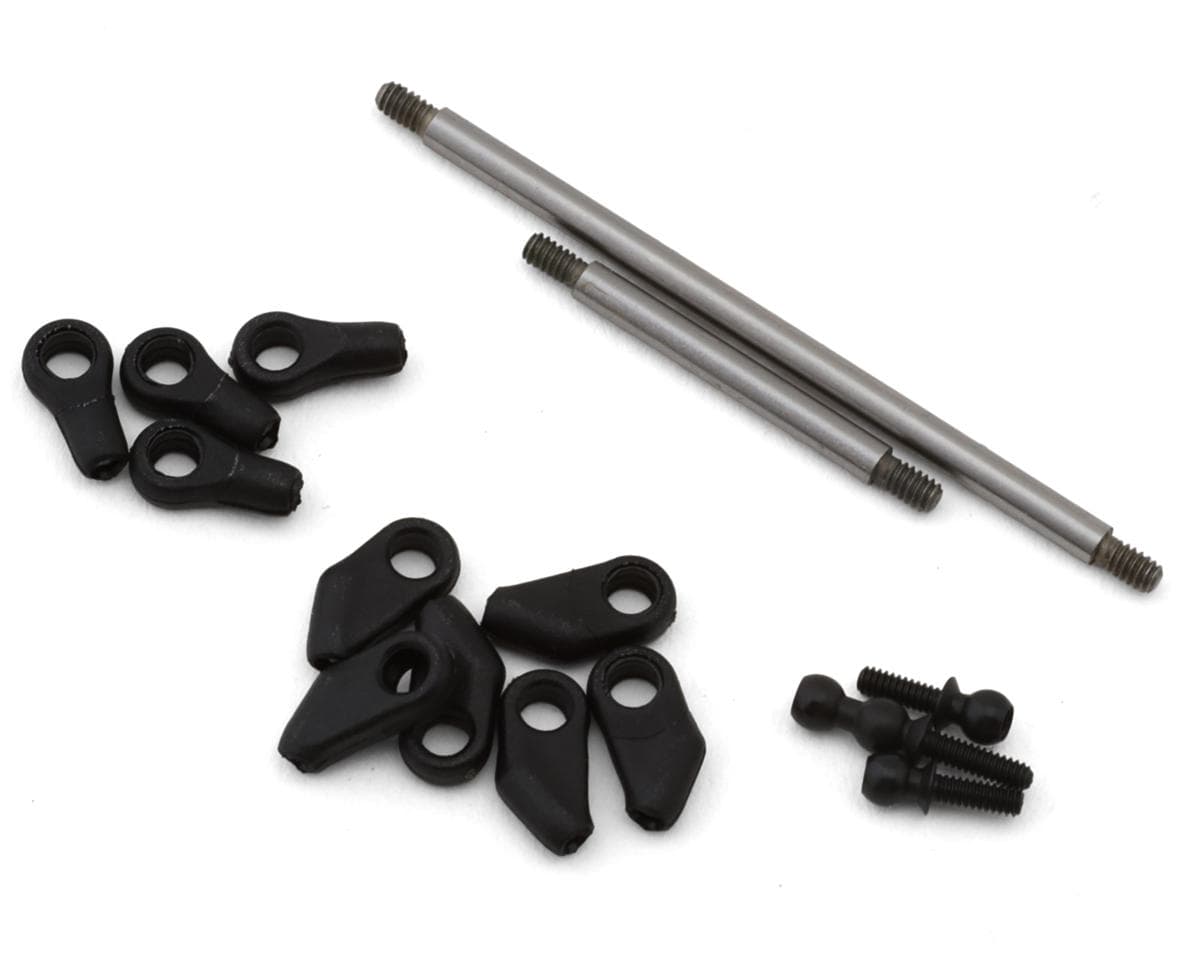 Axial SCX30 Wide Steel Steering Link Set (+8mm)