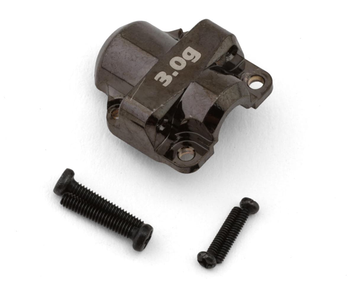 Axial SCX30 Brass Front Differential Cover (Chrome Plated) (3g)