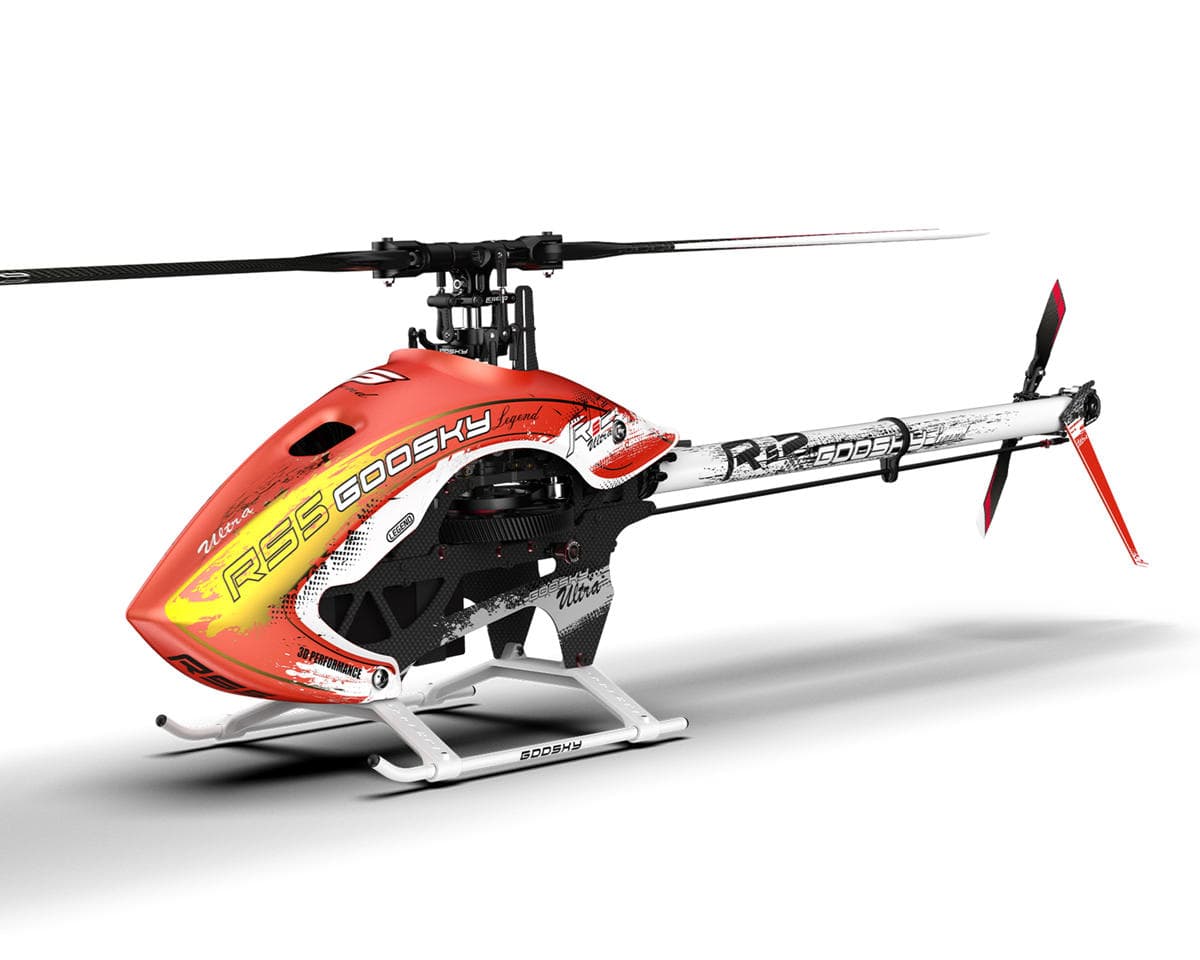 GooSky RS5 Ultra Electric Helicopter Kit (Orange) W/Azure Blades