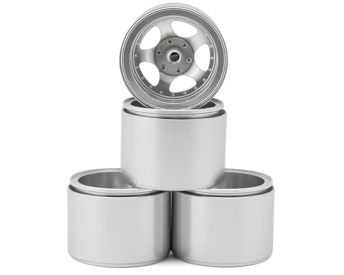 RC4WD American Racing AR23 1.7" Beadlock Wheels (Silver) (4)