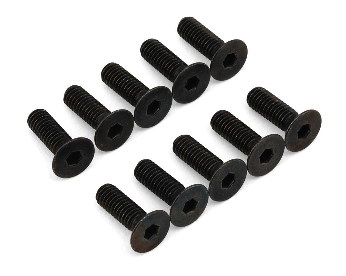 Kyosho 2.6x8mm Flat Head Screws (10)