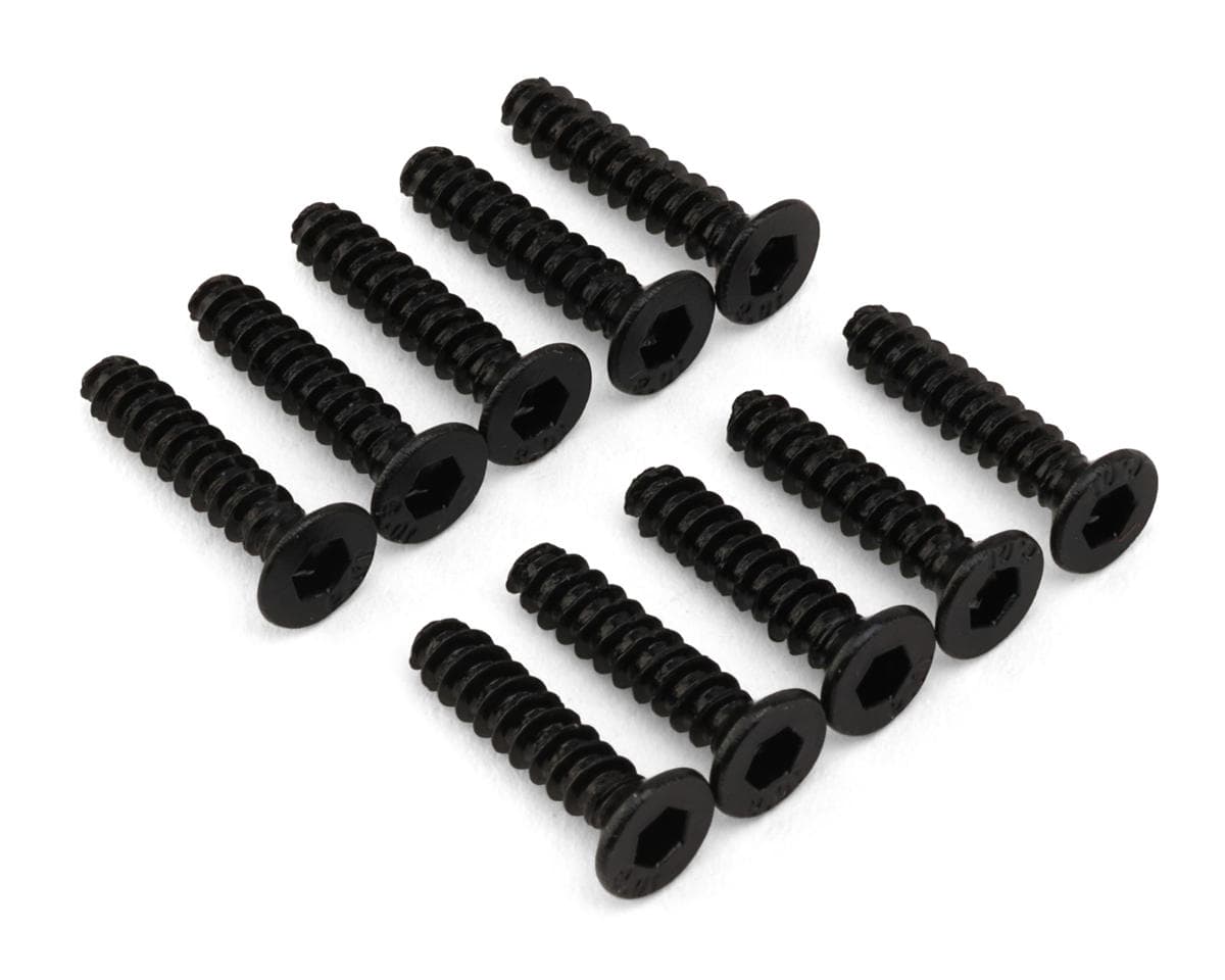 Kyosho 2.6x12mm Self-Tapping Flat Head Screws (10)