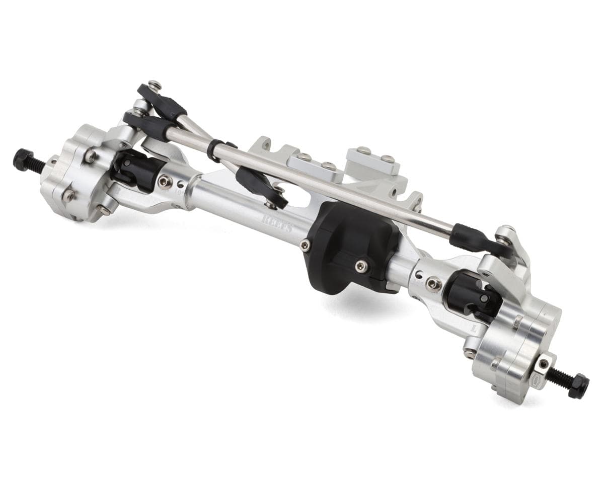 Reefs RC XP199 Aluminum Front Portal Axle Assembly (Silver)