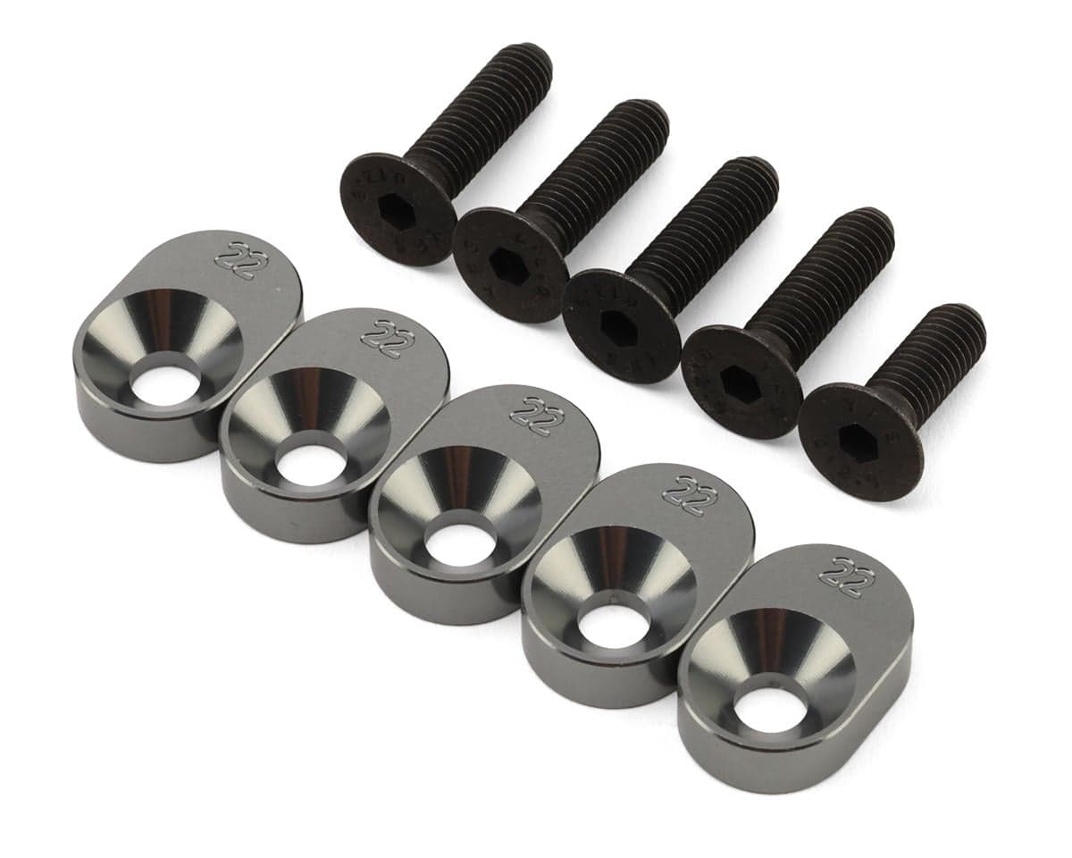 Losi 5IVE-TG 3.0 Engine Mount Insert & Screws (22mm Offset)