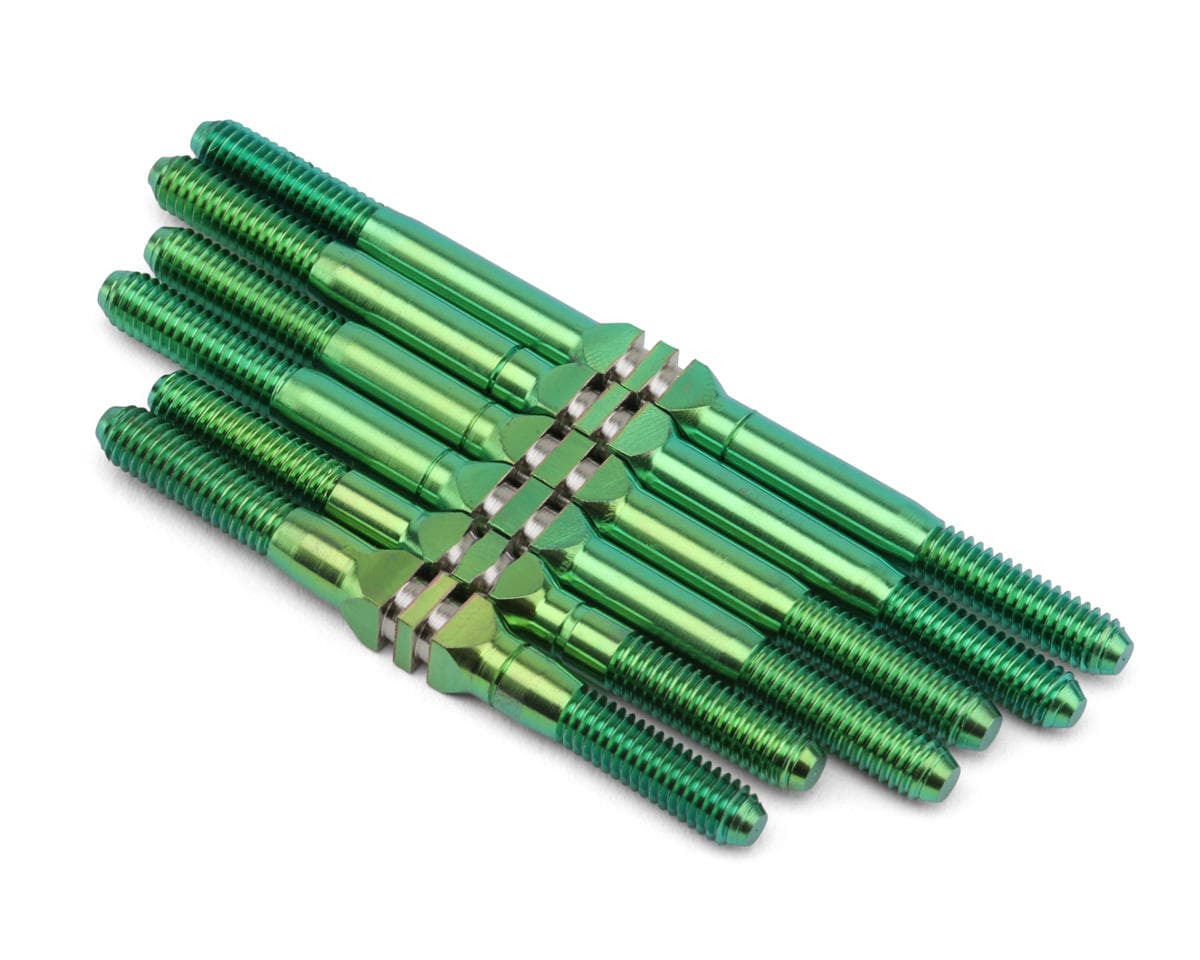 Whitz Racing Products RC10 Masami 91' Stealth Edition Titanium Turnbuckles Set (Green)