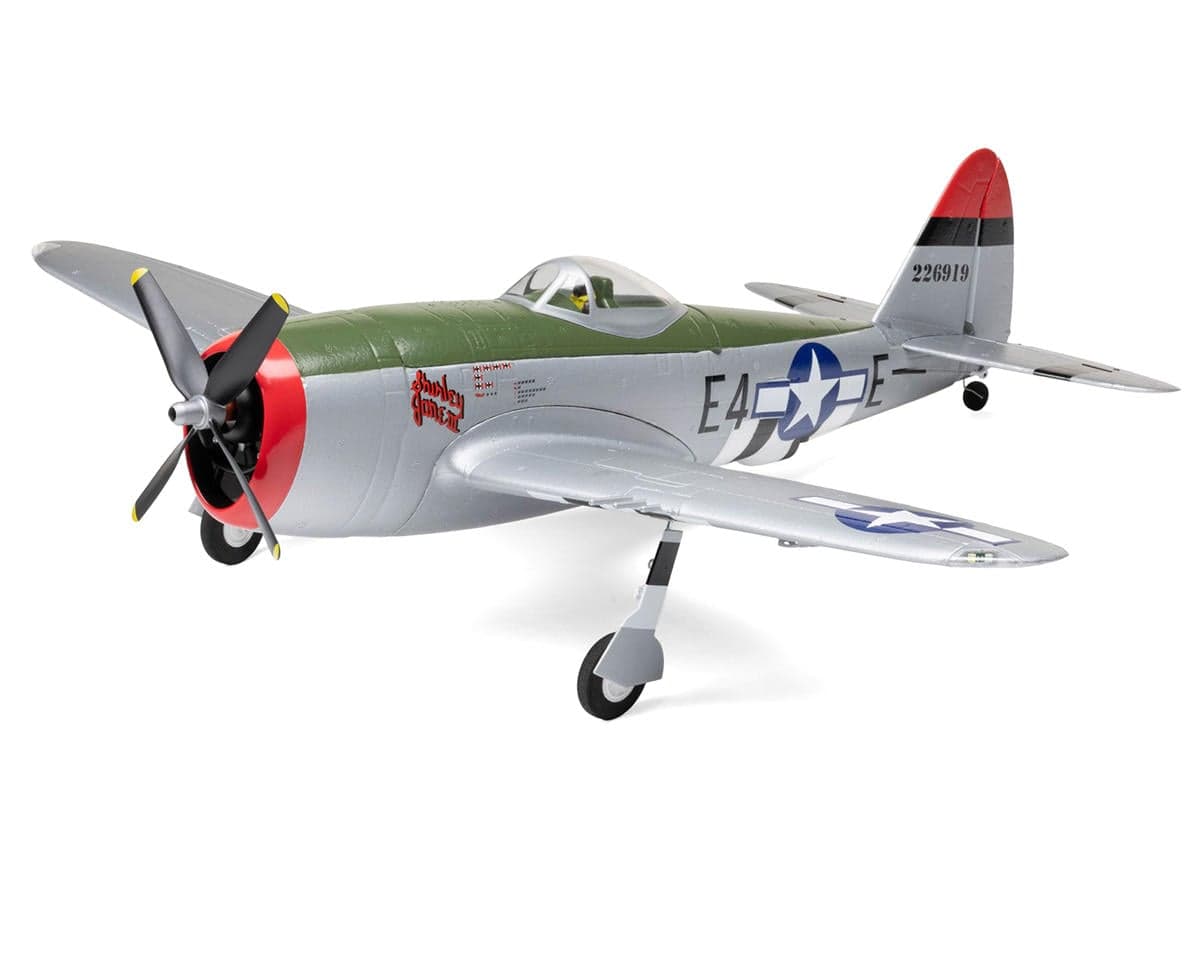 E-flite Micro P-47 Thunderbolt Bind-N-Fly Basic Electric Airplane (625mm) w/AS3X+ & SAFE Technology