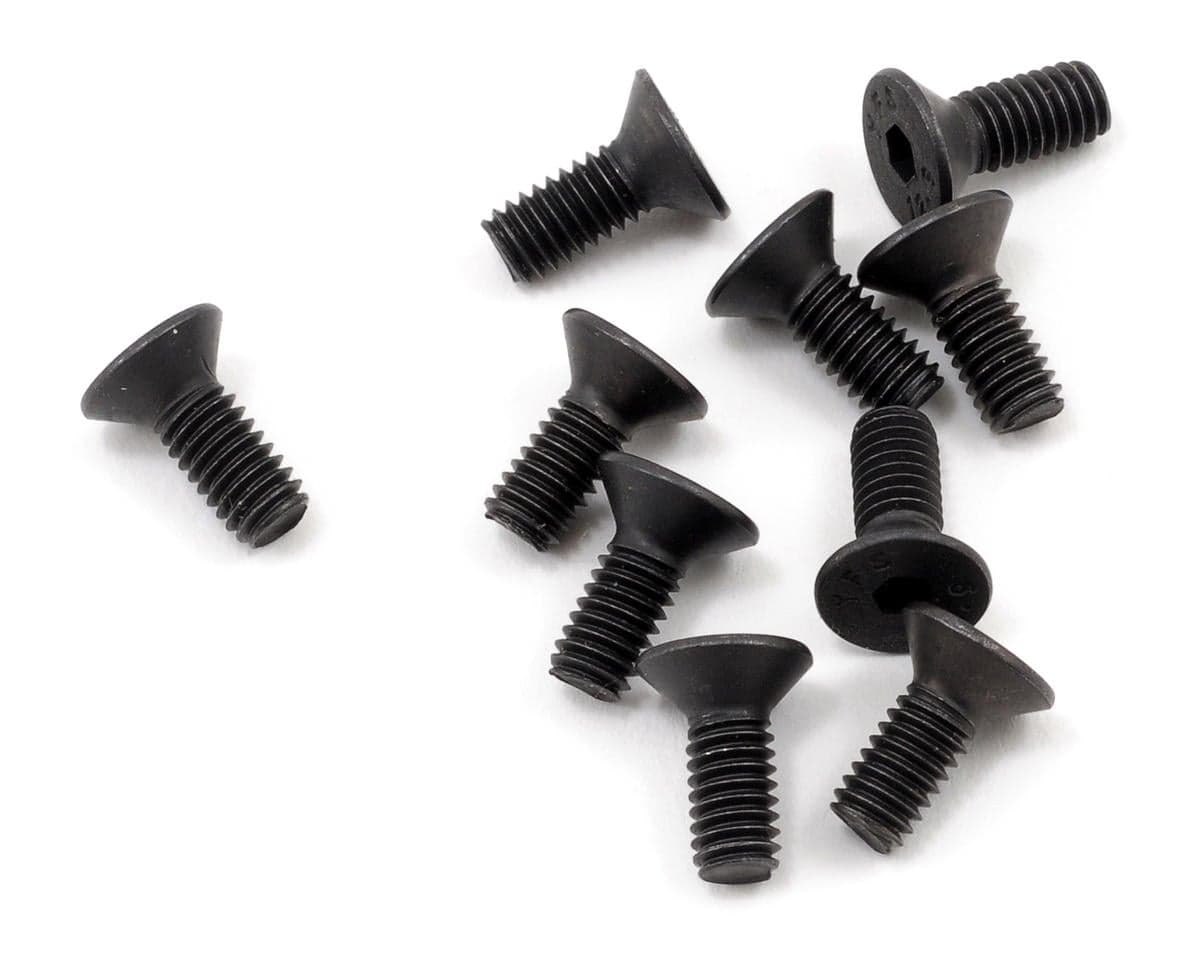 Serpent 4x10mm Flat Head Screw (10)
