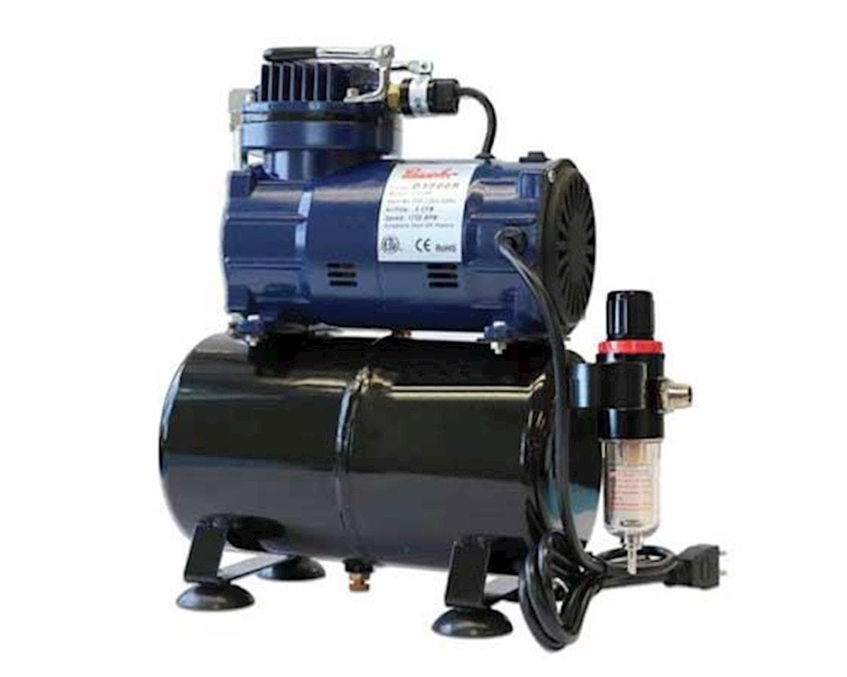 Paasche Cmprsr 1/8hp w/Tank & Reg