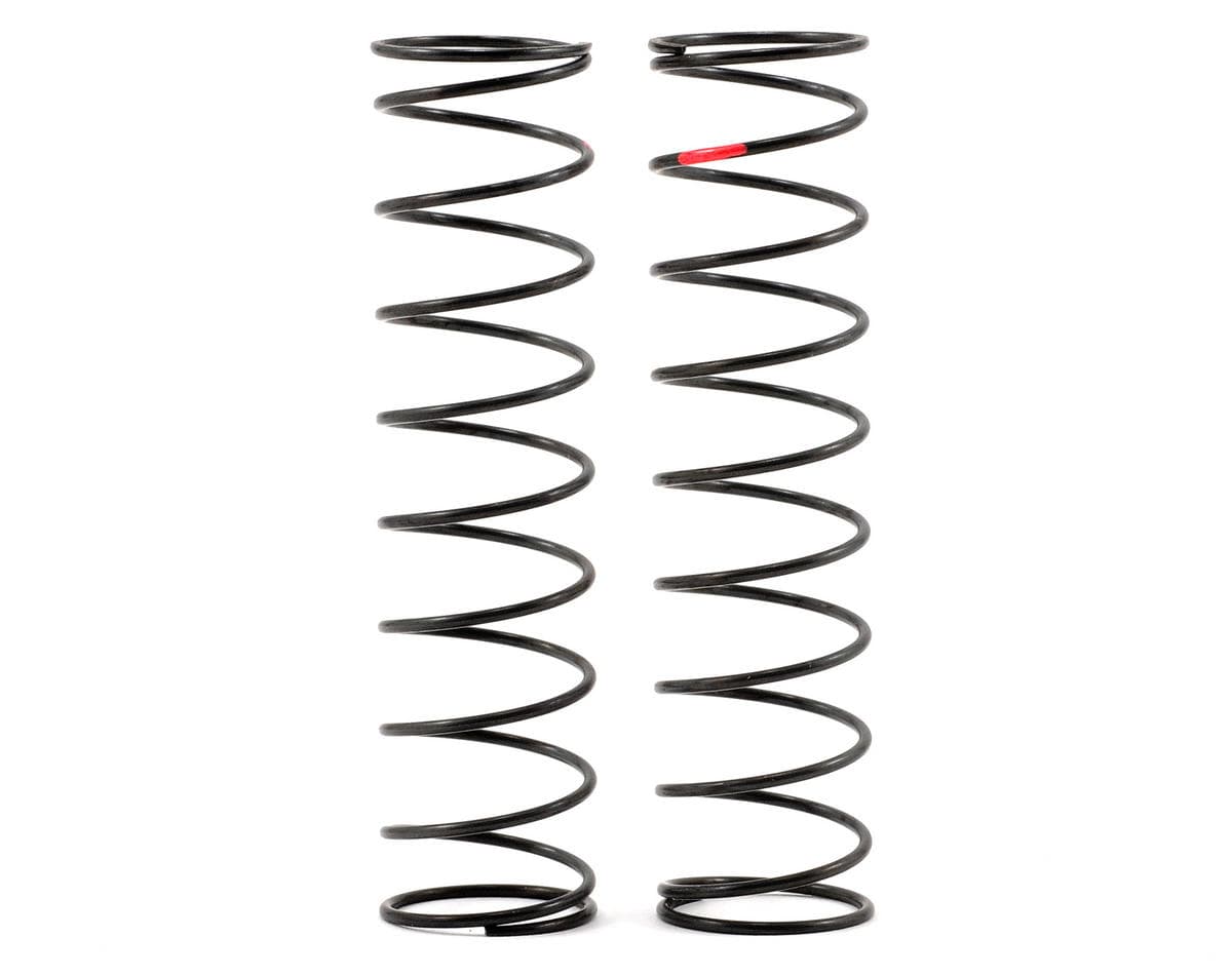 Kyosho Big Bore Rear Shock Spring Set (Red/Medium Hard) (2)