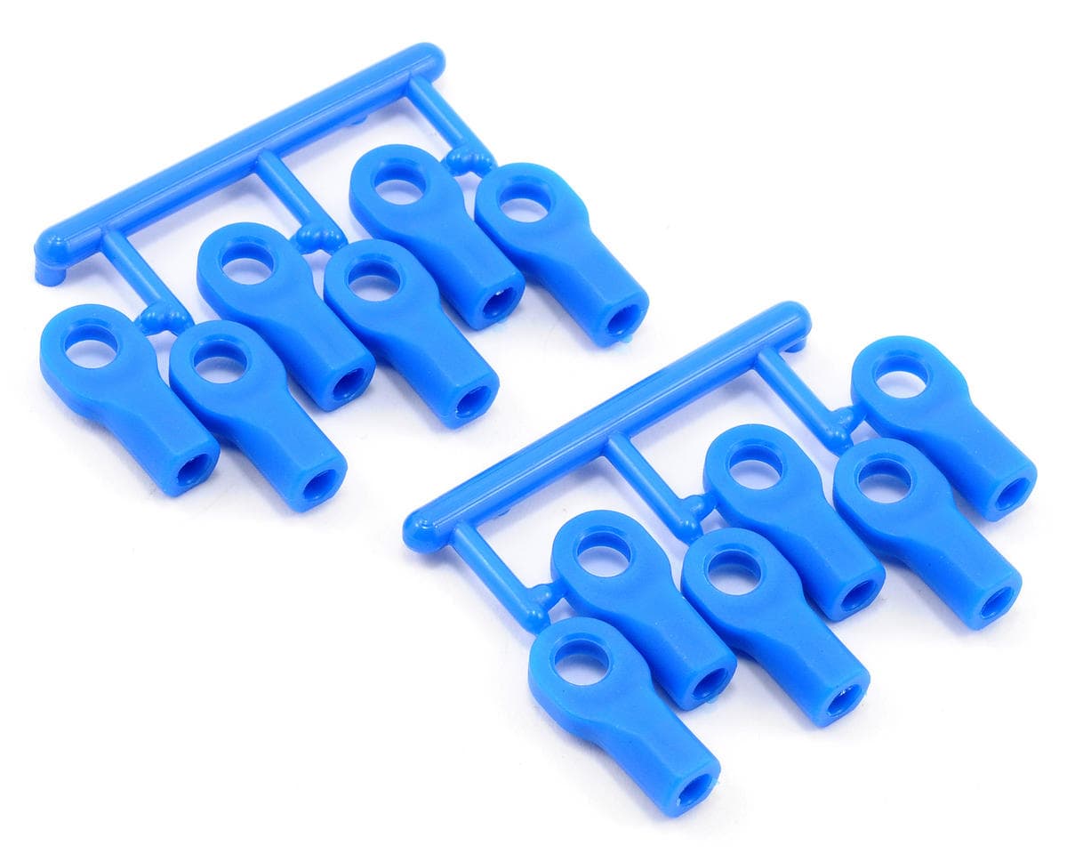 RPM Short Turnbuckle Rod End Set for Traxxas Nitro Chassis (Blue) (12)
