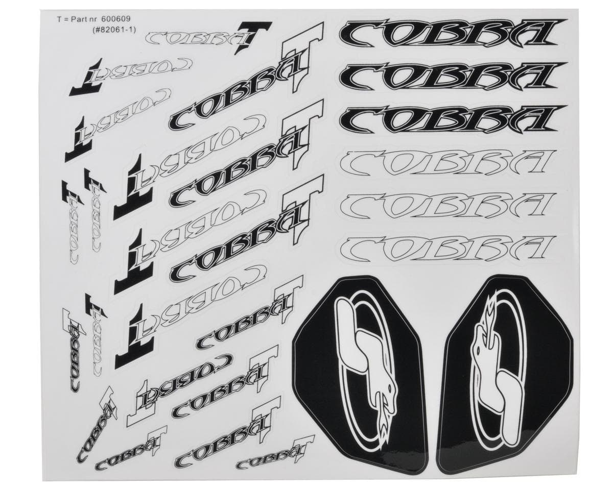 Serpent S811T Decal Sheet
