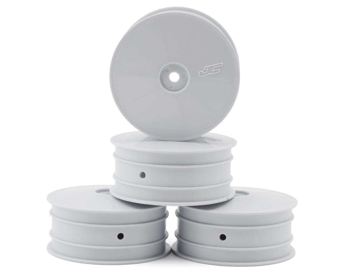 JConcepts Mono 2.2 4WD Front Buggy Wheels (White) (4) (B44.1) w/9.5mm Hex