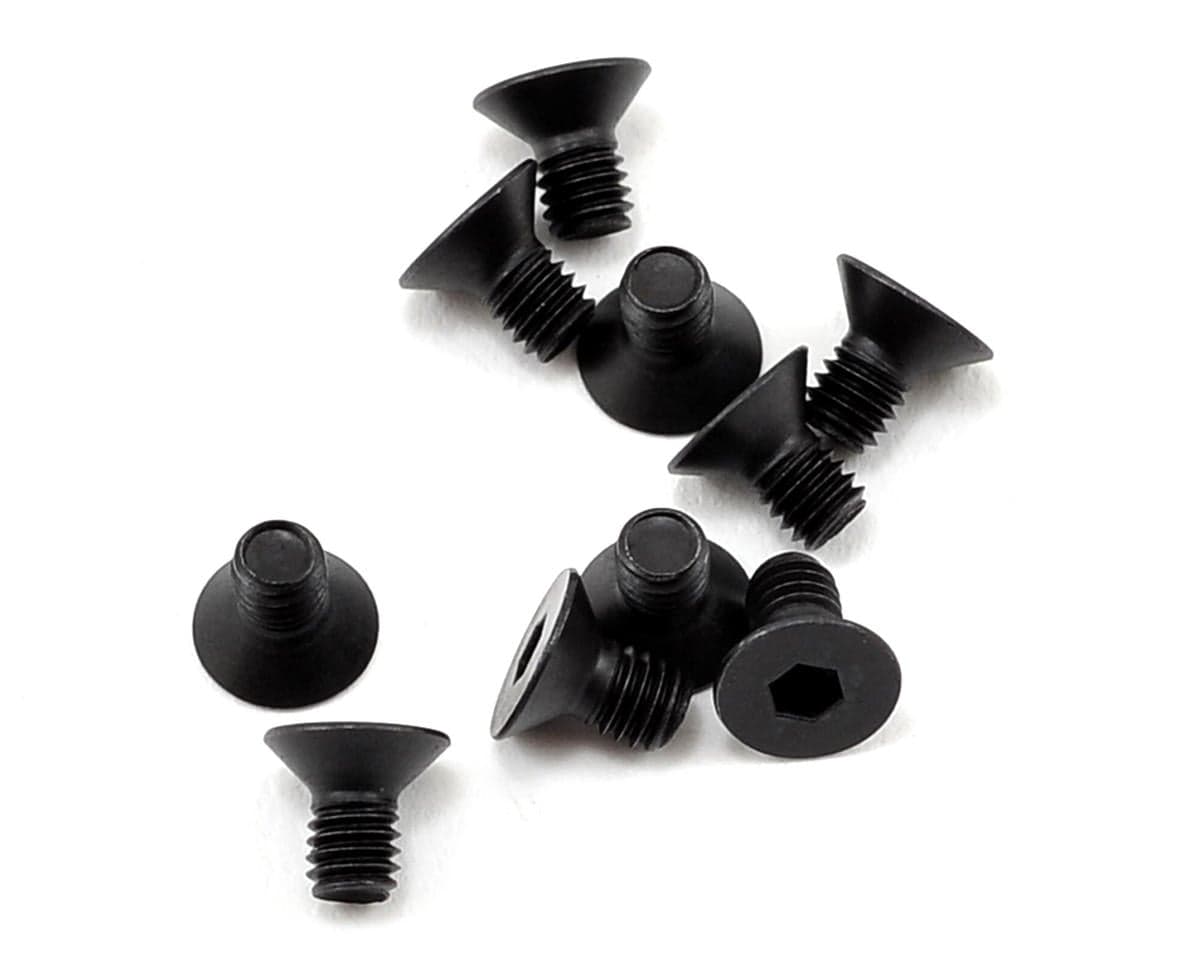 Yokomo 3x5mm Flat Head Hex Screw (10)