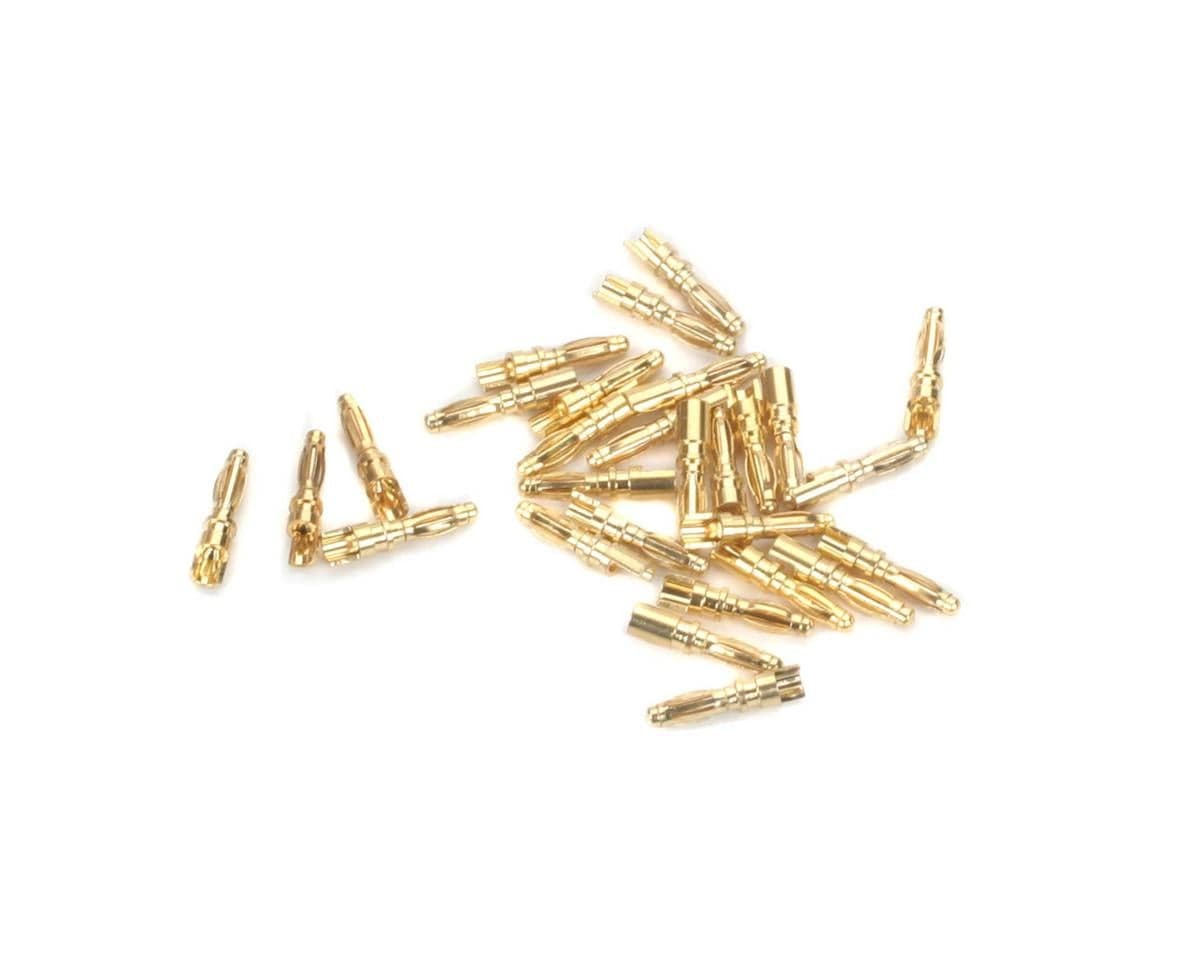 E-flite Gold Bullet Connector, Male, 2mm (30)
