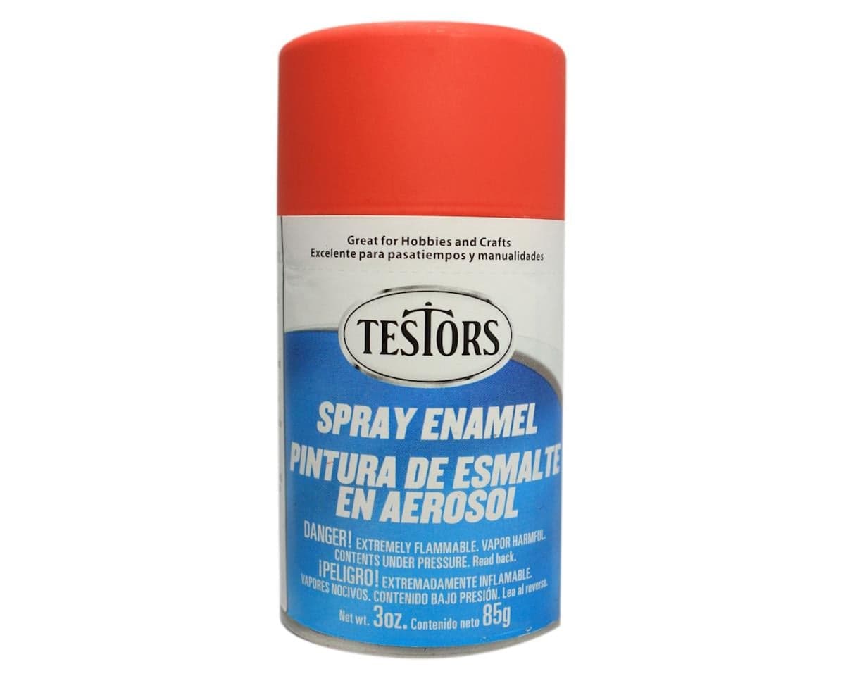Testors Spray 3 oz Flat Red