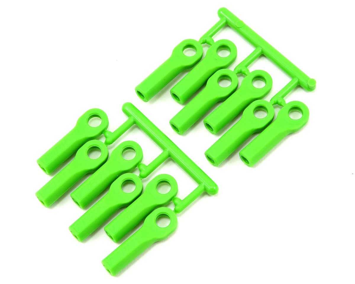 RPM Long Turnbuckle Rod End Set for Traxxas Chassis (Green) (12)