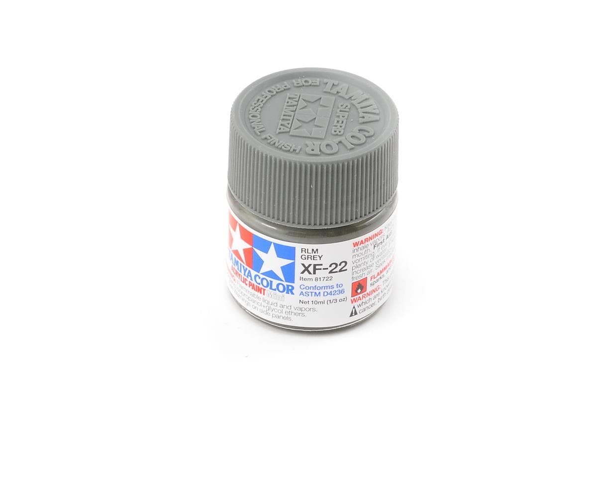 Tamiya XF-22 RLM Flat Grey Acrylic Paint (10ml)