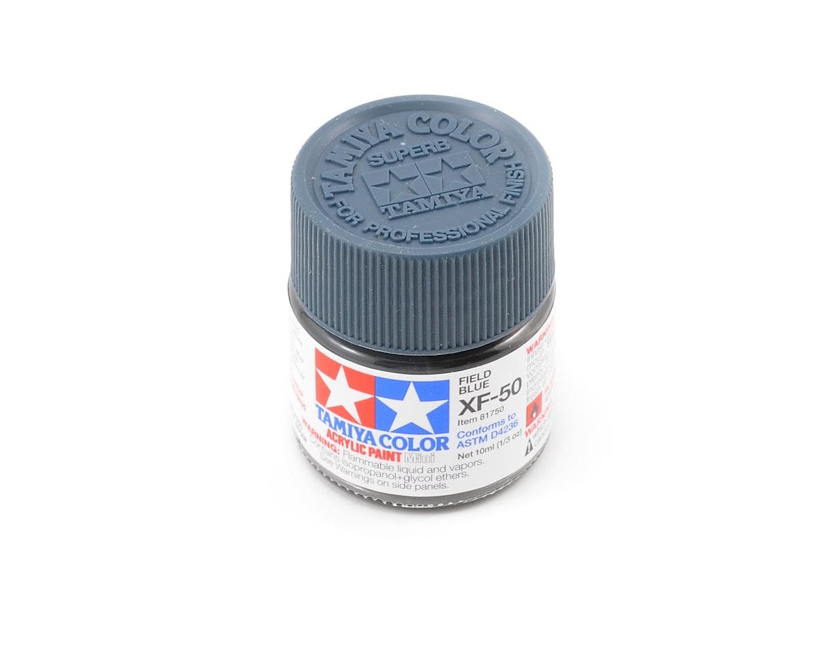 Tamiya XF-50 Flat Field Blue Acrylic Paint (10ml)
