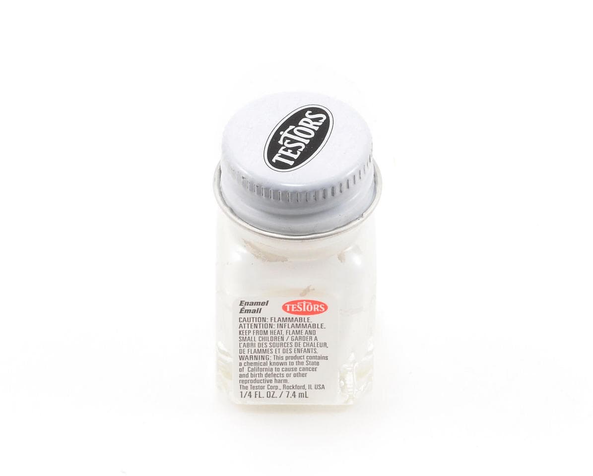 Testors White Gloss Enamel Paint (1/4oz)