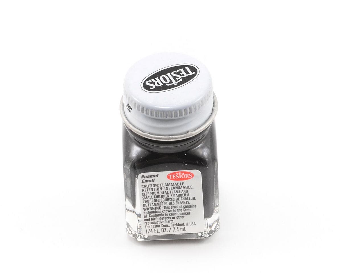 Testors Black Gloss Enamel Paint (1/4oz)