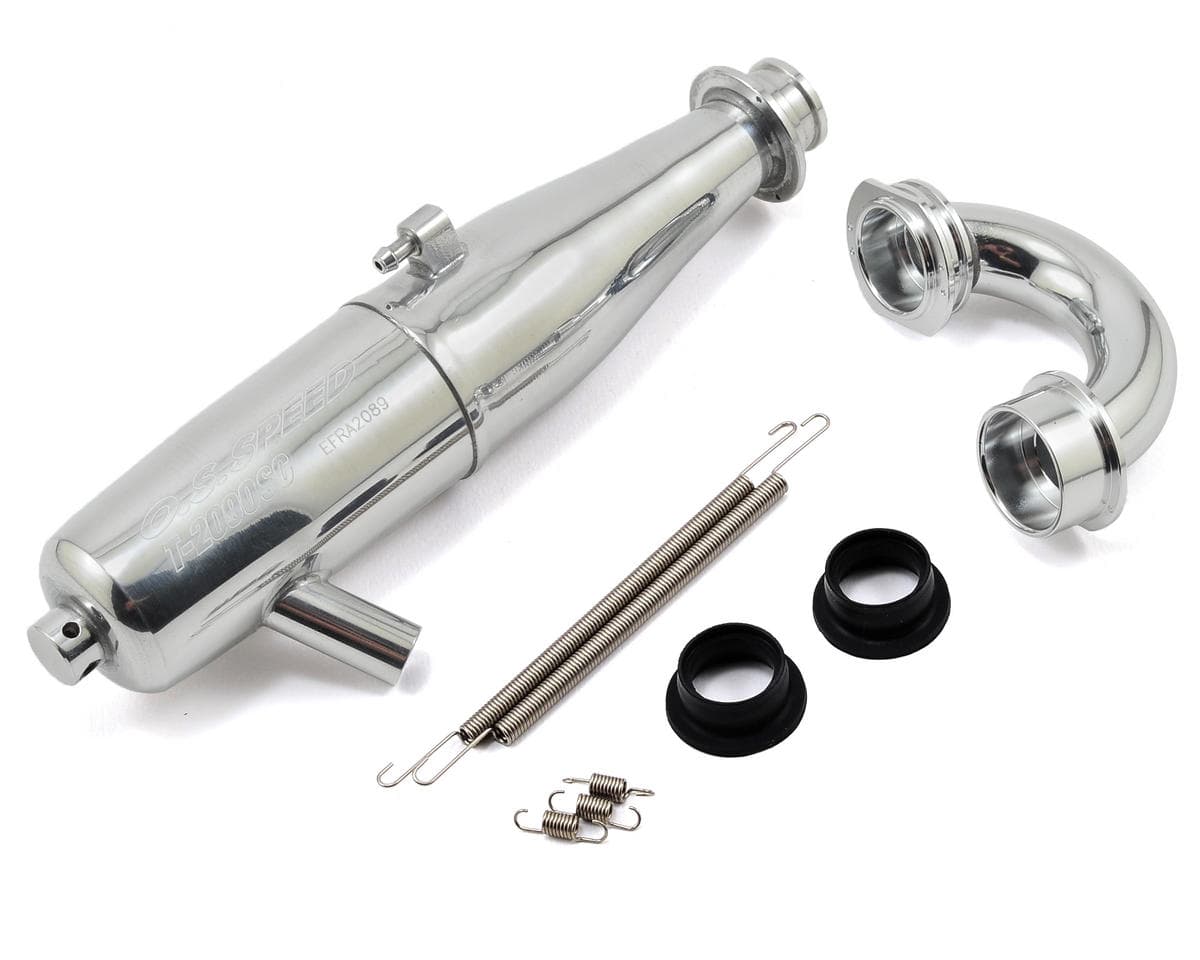 O.S. T-2090SC One Piece Tuned Pipe w/Manifold (Welded Nipple)