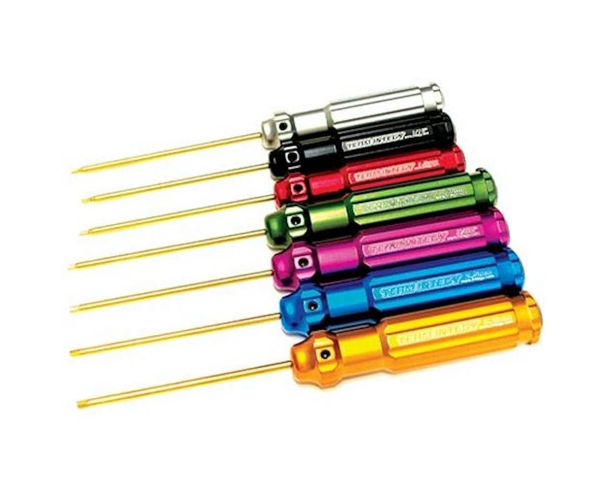 Team Integy Ti-Nitride Hex Wrench Set (7) (SAE & Metric)