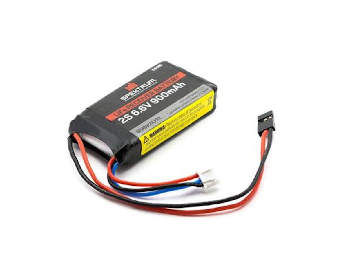 Spektrum RC 900mAh 2S 6.6V Li-Fe Receiver Battery