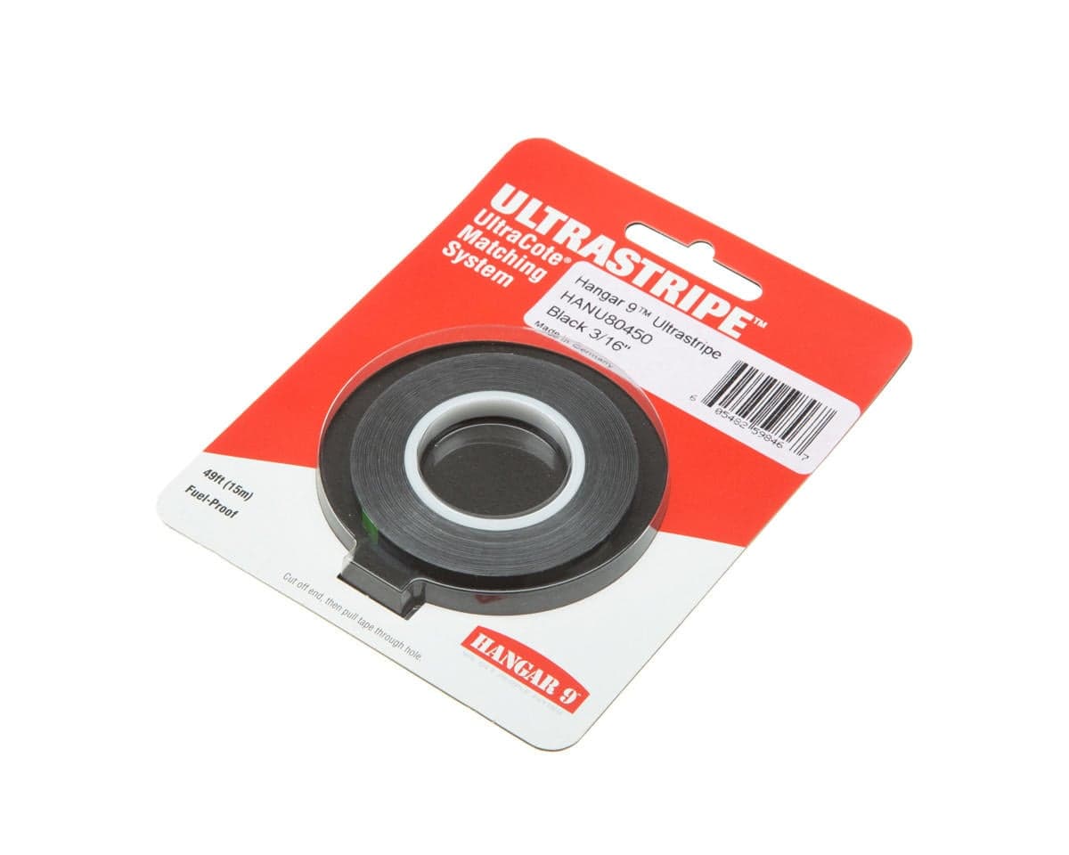 Hangar 9 UltraStripe, Black 3/16"