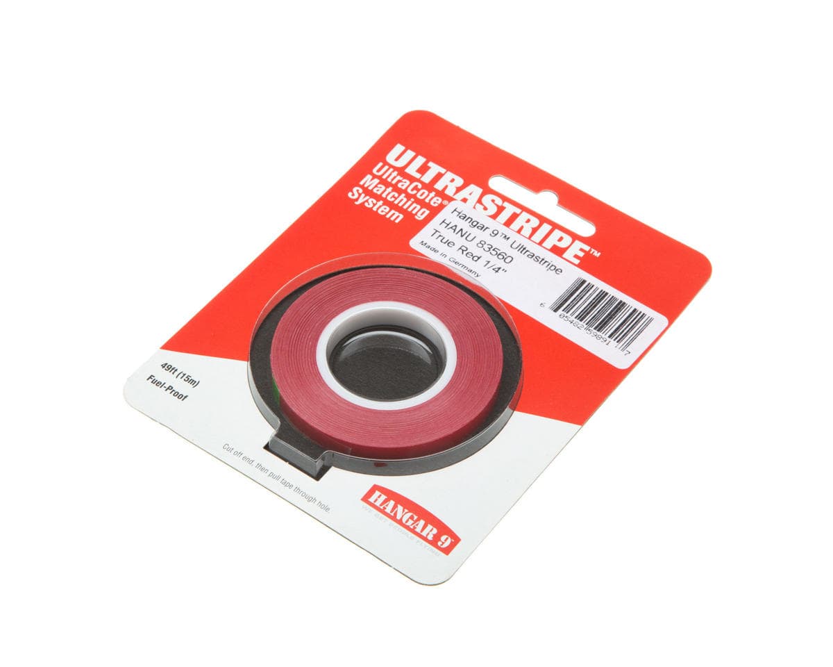 Hangar 9 UltraStripe, True Red 1/4"
