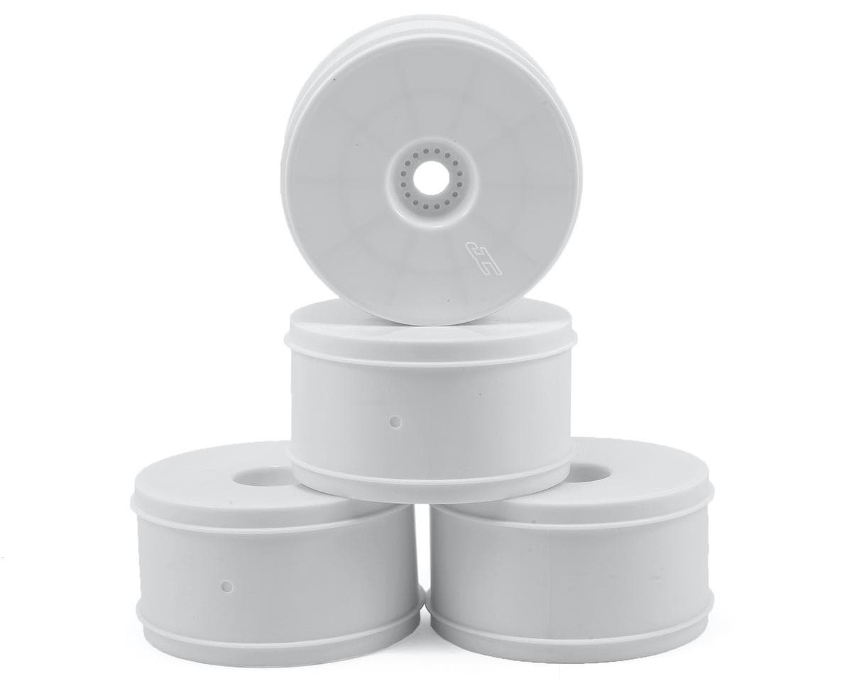 JConcepts Bullet 4.0" Standard Offset 1/8 Truck Wheels (White) (4)