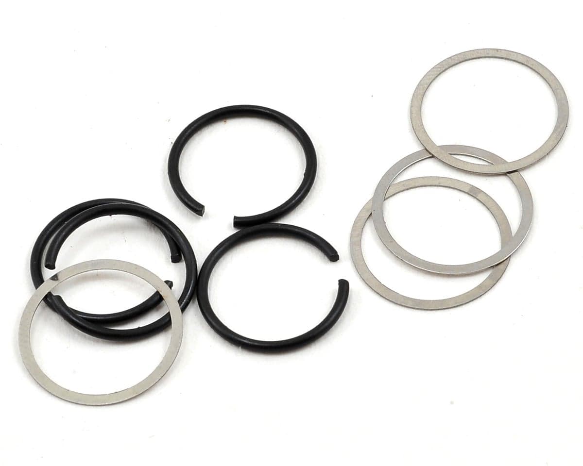 HB Racing Input Shaft Clip & Shim Set