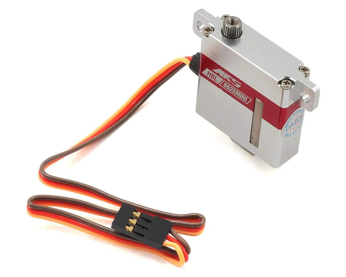 MKS Servos HBL6625 Mini Titanium Gear Glider Wing Servo w/Aluminum Case (High Voltage)