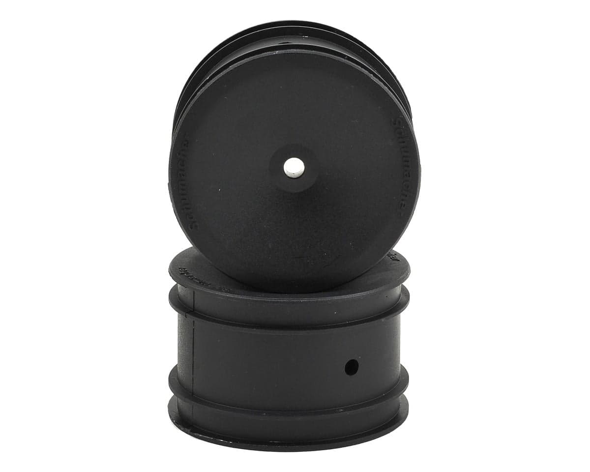 Schumacher 12mm 1/10 Buggy Rear Hex Wheels (Black) (2)