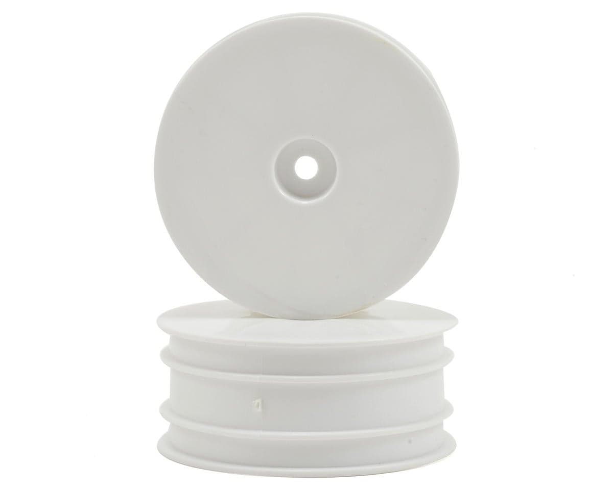 Serpent 12mm 4WD Front Wheels (2) (White) (SRX-4)