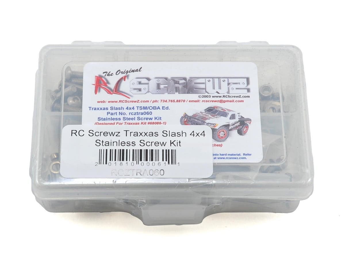 RC Screwz Stainless Steel Screw Kit for Traxxas Slash 4x4