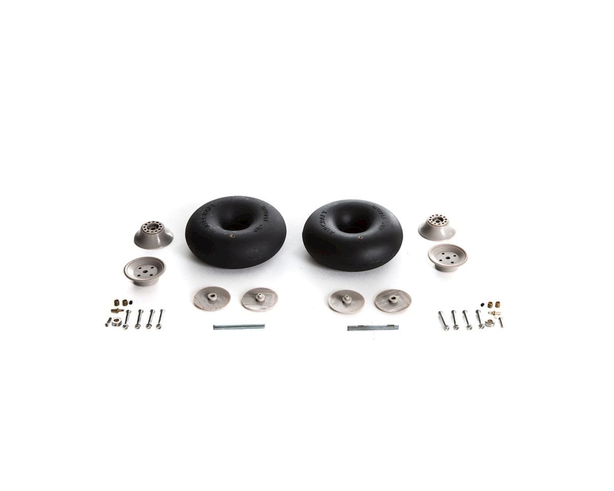 Hangar 9 4.5" Wheels: Carbon Cub 15cc