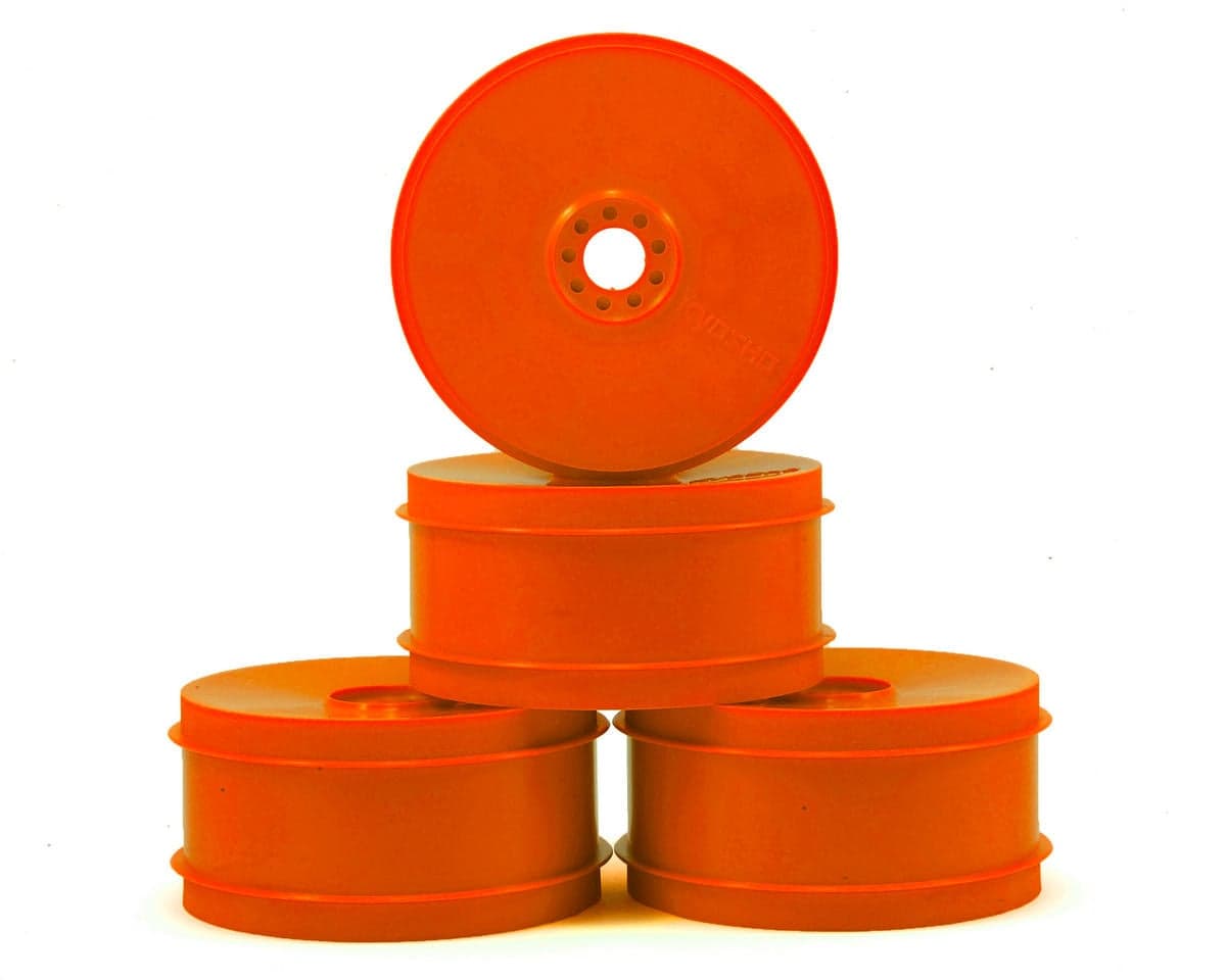 Kyosho MP9 TKI4 1/8 Off Road Dish Wheels (Orange) (4)