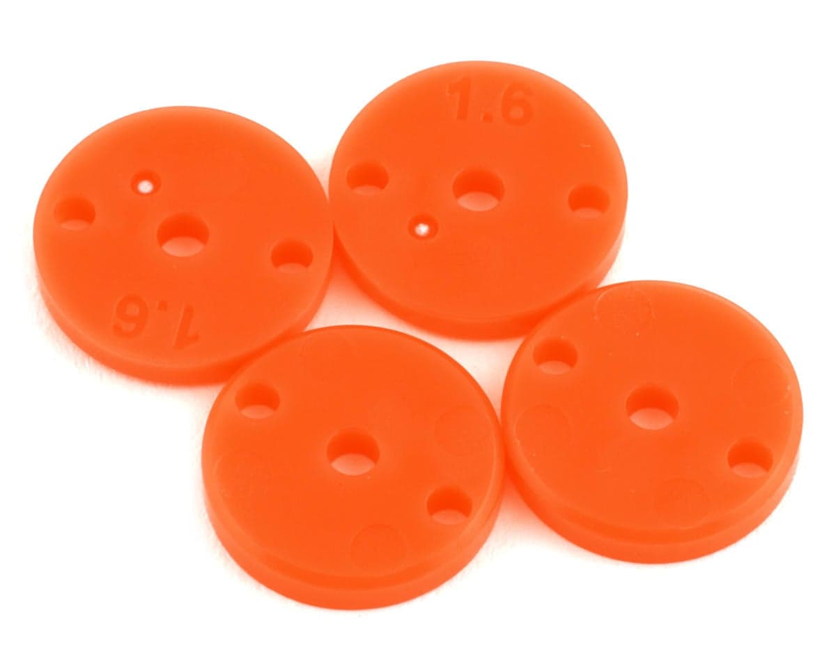 HB Racing Shock Piston Set (2x1.6mm/2x1.7mm) (4)